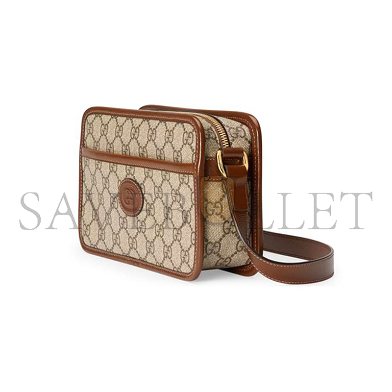 GUCCI GG SUPERME MINI SHOULDER BAG 658572 (22.5*14*6.5cm)